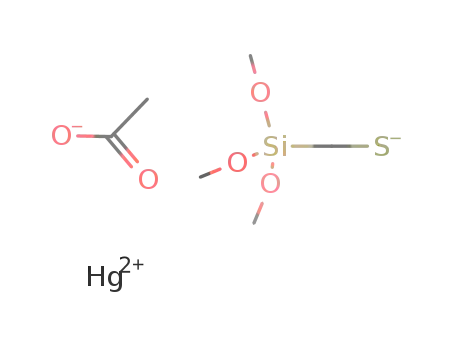 Molecular Structure of 84839-12-3 (C<sub>2</sub>H<sub>3</sub>O<sub>2</sub><sup>(1-)</sup>*C<sub>4</sub>H<sub>11</sub>O<sub>3</sub>SSi<sup>(1-)</sup>*Hg<sup>(2+)</sup>)