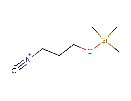 Molecular Structure of 98748-92-6 (3-trimethylsiloxy-1-phenylpropyl isocyanide)
