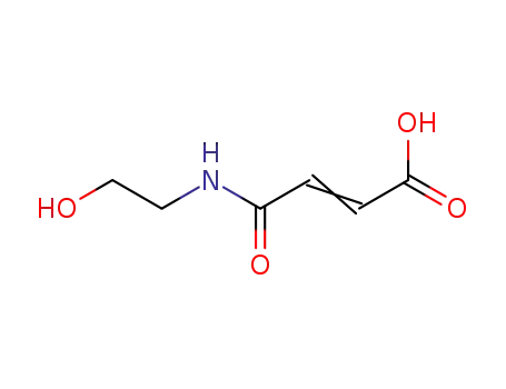 Molecular Structure of 1585-93-9 (2-[(3-carboxy-1-oxo-2-propenyl)amino]-ethanol)