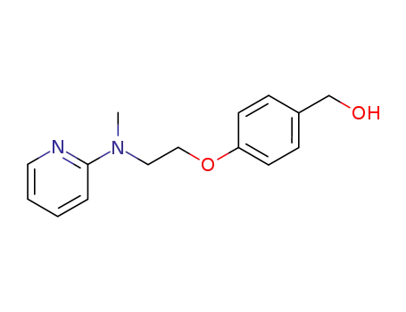 Molecular Structure of 196810-03-4 ({4-[2-(methylpyridin-2-ylamino)ethoxy]pheny}methanol)