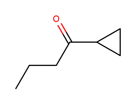 Molecular Structure of 6705-46-0 (Cyclopropyl propyl ketone)