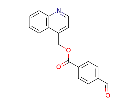 Molecular Structure of 274250-98-5 (4-quinolynylmethyl 4-formylbenzoate)