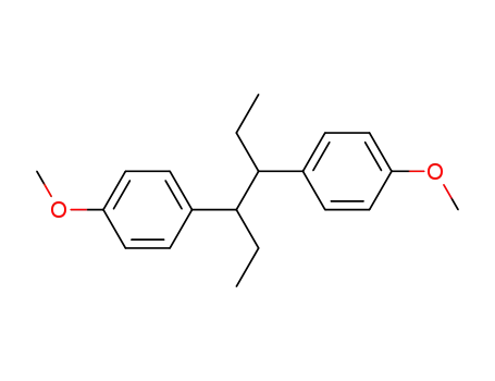 Molecular Structure of 130-78-9 (4,4'-(1,2-diethylethylene)bis(anisole))