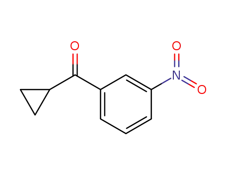 Molecular Structure of 5680-51-3 (CYCLOPROPYL-(3-NITRO-PHENYL)-METHANONE)