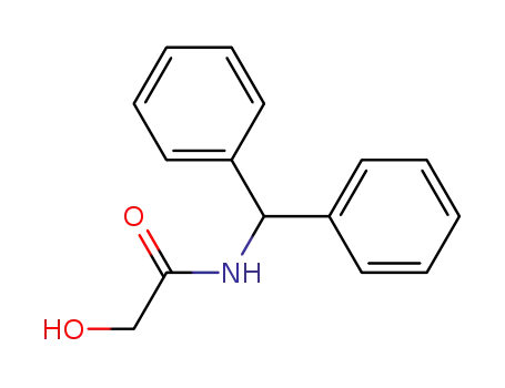Molecular Structure of 101089-89-8 (N-Diphenylmethyl hydroxyacetamide)