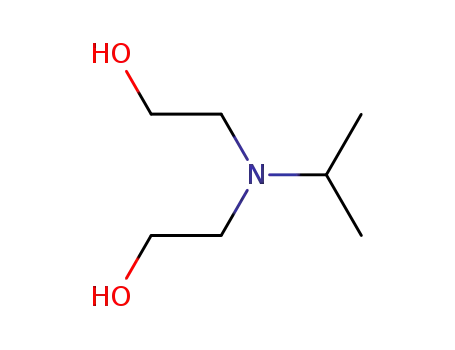 Molecular Structure of 121-93-7 (Ethanol,2,2'-[(1-methylethyl)imino]bis-)
