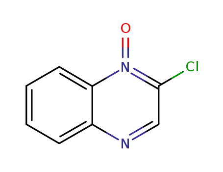 Molecular Structure of 5227-57-6 (Quinoxaline, 2-chloro-, 1-oxide)