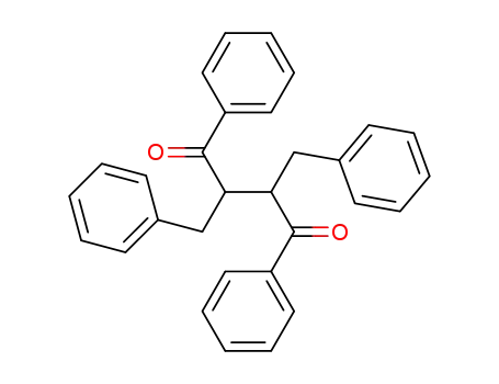 Molecular Structure of 59161-52-3 (1,4-Butanedione, 1,4-diphenyl-2,3-bis(phenylmethyl)-)