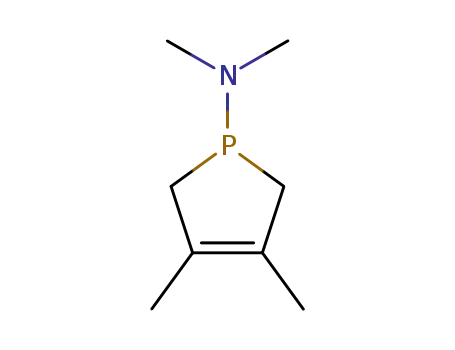 Molecular Structure of 82217-34-3 (1H-Phosphol-1-amine, 2,5-dihydro-N,N,3,4-tetramethyl-)