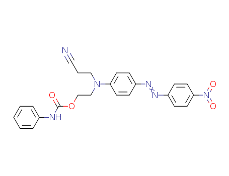 Propanenitrile,3-[[4-[2-(4-nitrophenyl)diazenyl]phenyl][2-[[(phenylamino)carbonyl]oxy]ethyl]amino]-