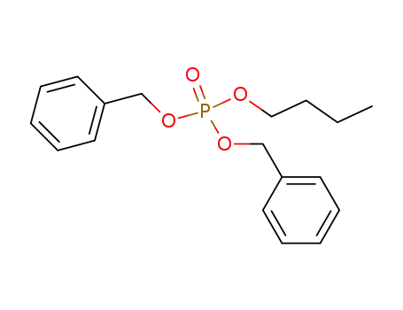 Molecular Structure of 53148-20-2 (phosphoric acid dibenzyl ester-butyl ester)