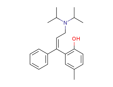 Molecular Structure of 1275593-51-5 ((Z)-2-(3-(diisopropylamino)-1-phenylprop-1-enyl)-4-methylphenol)