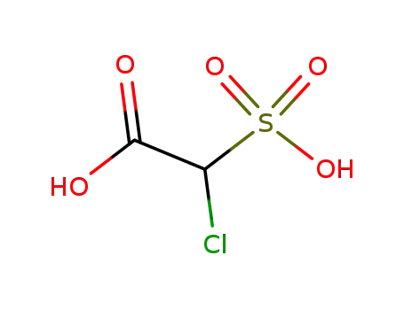 Molecular Structure of 69406-58-2 (chloro-sulfo-acetic acid)