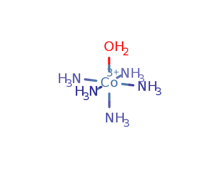 14403-82-8,pentaammineaquocobalt(III),Cobalt(3+),pentaammineaqua-, ion (8CI); Aquapentaaminecobalt(3+);Aquapentaamminecobalt(3+); Aquopentaamminecobalt(III);Pentaammineaquacobalt(3+)