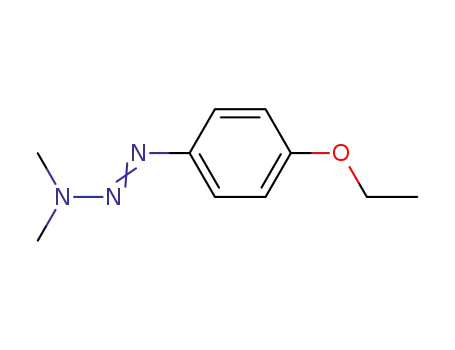 Molecular Structure of 7203-93-2 ((1E)-1-(4-ethoxyphenyl)-3,3-dimethyltriaz-1-ene)