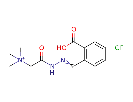 Molecular Structure of 7253-59-0 (2-[(2E)-2-(2-carboxybenzylidene)hydrazinyl]-N,N,N-trimethyl-2-oxoethanaminium)