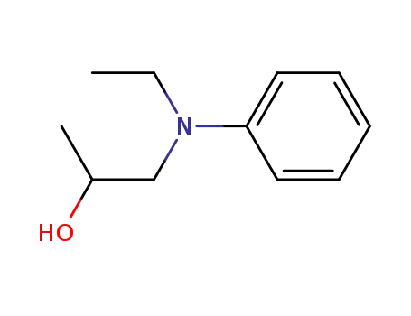Molecular Structure of 16078-88-9 (1-(N-ethylanilino)propan-2-ol)