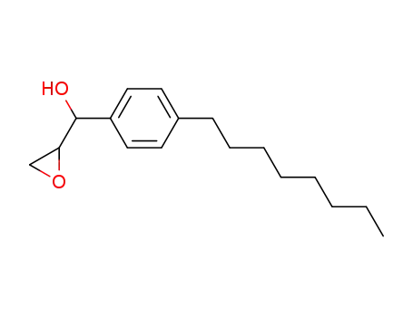 Molecular Structure of 374077-79-9 ((4-octyl-phenyl)-oxiranyl-methanol)