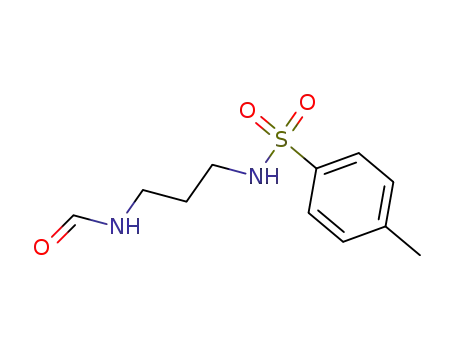 Molecular Structure of 107976-50-1 (N<sup>1</sup>-formyl-N<sup>3</sup>-tosyl-1,3-propanediamine)