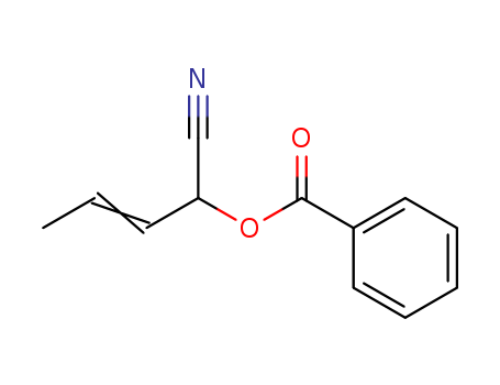 3-Pentenenitrile, 2-(benzoyloxy)-