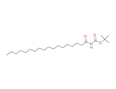 Molecular Structure of 120158-01-2 (Octadecanoyl-carbamic acid tert-butyl ester)