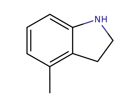 Molecular Structure of 62108-16-1 (4-Iodo-2,3-dihydro-1H-indole)