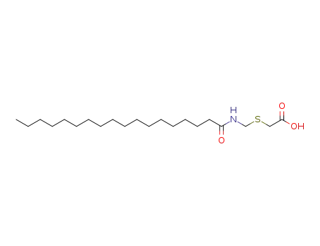 Molecular Structure of 102899-77-4 ((stearoylamino-methylsulfanyl)-acetic acid)