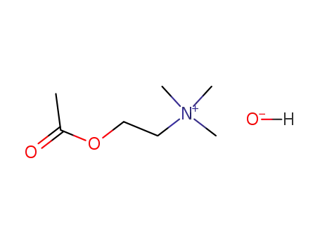 Molecular Structure of 56-13-3 (Ethanaminium, 2-(acetyloxy)-N,N,N-trimethyl-, hydroxide)