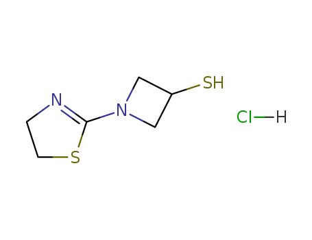 3-Azetidinethiol, 1-(4,5-dihydro-2-thiazolyl)-, monohydrochloride