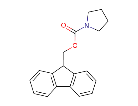 Molecular Structure of 142653-70-1 (N-(9-fluorenylmethoxycarbonyl)pyrrolidine)