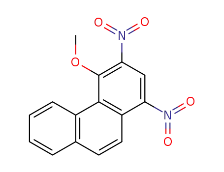 Molecular Structure of 99268-62-9 (1,3-dinitro-4-phenanthryl methyl ether)