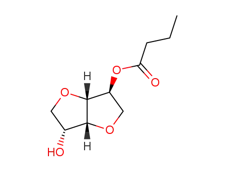 Molecular Structure of 84207-83-0 (isosorbide 2-O-butanoate)