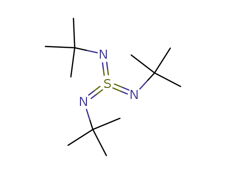 Molecular Structure of 64011-17-2 (N,N',N-tris(tert-butyl)sulfur triimide)