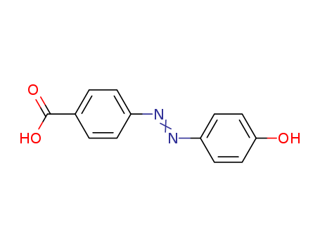 2497-38-3,4-HYDROXY-AZOBENZENE-4'-CARBOXYLICACID,Benzoicacid, 4-[(4-hydroxyphenyl)azo]- (9CI); Benzoic acid, p-[(p-hydroxyphenyl)azo]-(6CI,7CI,8CI); 4-(4-Hydroxyphenylazo)benzoic acid;4-(4'-Carboxyphenylazo)phenol; 4-(p-Hydroxyphenylazo)benzoic Acid;4-Carboxy-4'-hydroxyazobenzene; 4'-Hydroxy-4-azobenzenecarboxylic acid;p-(p-Hydroxyphenylazo)benzoic acid; p-Hydroxyazobenzene-p'-carboxylic acid