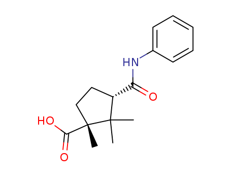 Cyclopentanecarboxylicacid, 1,2,2-trimethyl-3-[(phenylamino)carbonyl]-, (1R-cis)- (9CI)