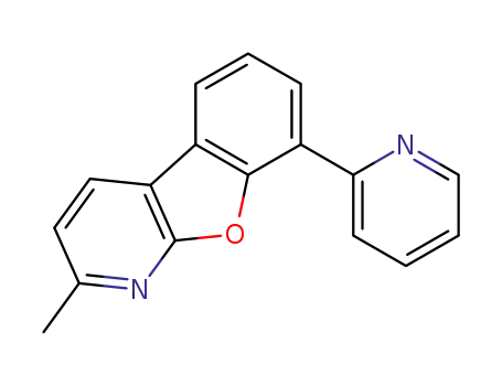 Molecular Structure of 1609373-99-0 (2-Methyl-8-(pyridin-2-yl)benzofuro[2,3-b]pyridine)
