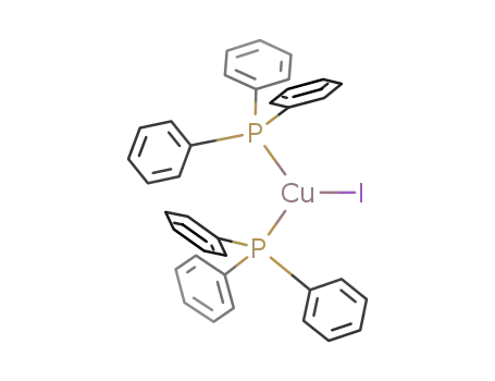 Molecular Structure of 16109-82-3 (iodobis(triphenylphosphino)copper)