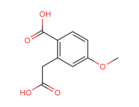 Molecular Structure of 68294-03-1 (2-(carboxymethyl)-4-methoxybenzoic acid)