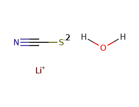 Molecular Structure of 84372-58-7 (Thiocyanic acid, lithium salt, dihydrate)