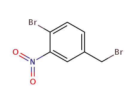 Molecular Structure of 326595-66-8 (4-BROMO-3-NITROBENZYL BROMIDE)
