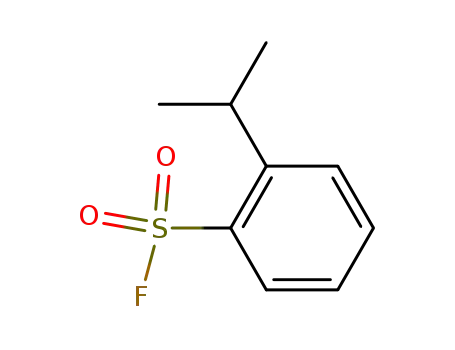 Molecular Structure of 61128-11-8 (2-(1-methylethyl)benzenesulfonyl fluoride)