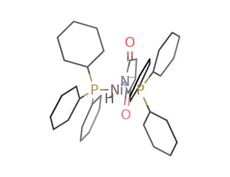 Molecular Structure of 82384-39-2 (trans-NiH(succinimido)((C<sub>6</sub>H<sub>11</sub>)3P)2)