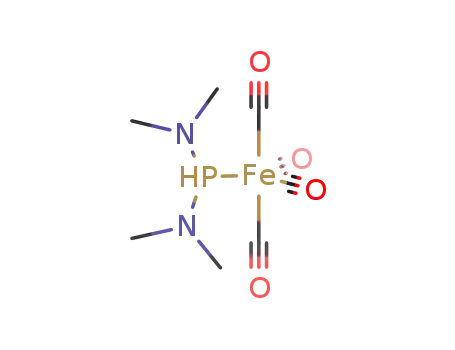 Molecular Structure of 116018-88-3 (((CH<sub>3</sub>)2N)2PH(Fe(CO)4))