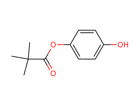 Propanoicacid, 2,2-dimethyl-, 4-hydroxyphenyl ester