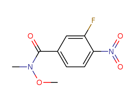 3-fluoro-N-methoxy-N-methyl-4-nitrobenzamide