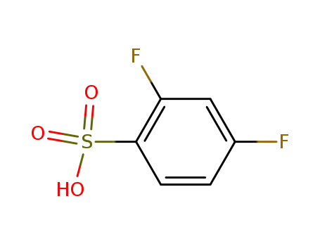 Molecular Structure of 46020-63-7 (2,4-Difluoro-benzenesulfonic acid)