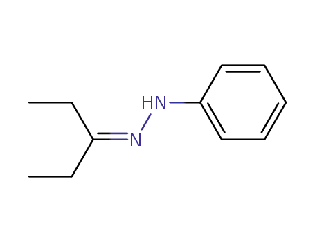 Molecular Structure of 7423-19-0 (3-Pentanone, phenylhydrazone)