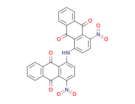 Molecular Structure of 128-88-1 (9,10-Anthracenedione, 1,1'-iminobis[4-nitro-)