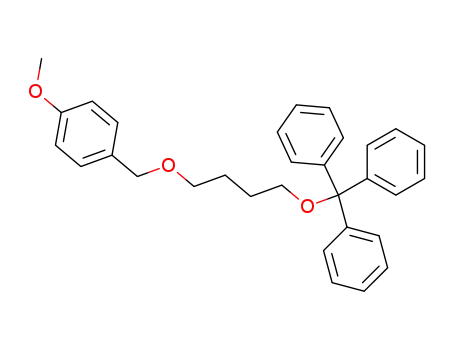 Molecular Structure of 431065-45-1 (Benzene, 1-methoxy-4-[[4-(triphenylmethoxy)butoxy]methyl]-)