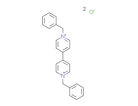 Molecular Structure of 1102-19-8 (1,1'-DIBENZYL-4,4'-BIPYRIDINIUM DICHLORIDE)